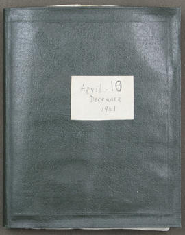 Diary: April - December 1941, p0001