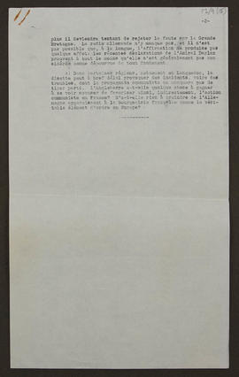 Letter from [?René Massigli], Consulate General of France in Geneva, Switzerland to Seán Lester, ...