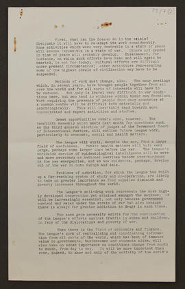 League of Nations Information Section: extracts from speeches, p0004